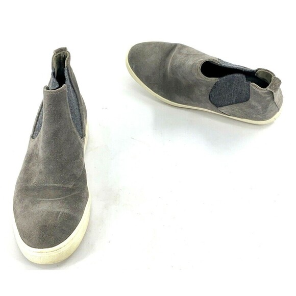 Vince Hidden Wedge High Top Slip On Sneakers Sz 6 M Italian Wool Blend - Picture 1 of 9